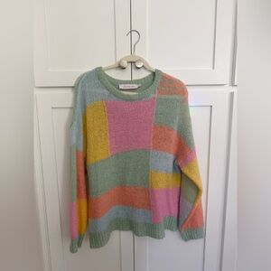 Lisa Says Gah: Pastel Patchwork Sweater